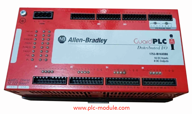 A-B 1753-IB16XOB8 Guard PLC Distributed I/O ALLEN BRADLEY